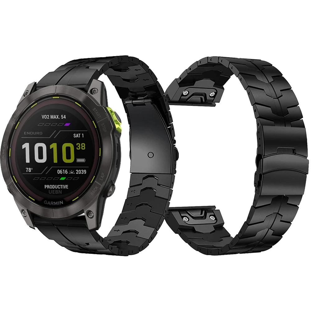 QuickFit 26mm Stainless Steel Strap For Garmin Enduro 2/Fenix 7X 6X Pro/Quatix 7X/Descent Mk2i Mk2 Bracelet Watchband
QuickFit 26mm Stainless Steel Strap For Garmin Enduro 2/Fenix 7X 6X Pro/Quatix 7X/Descent Mk2i Mk2 Bracelet Watchband