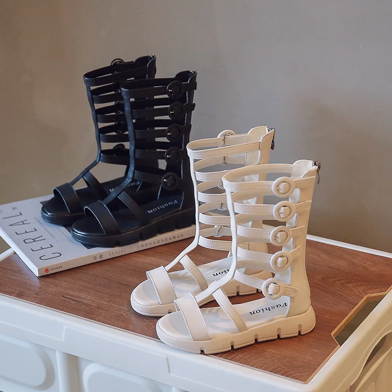 Gladiator Children's Shoes 2022 New Summer Platform Sandals for Girls Princess High-top Back Zipper Roman Sandals Child F05071
Gladiator Children's Shoes 2022 New Summer Platform Sandals for Girls Princess High-top Back Zipper Roman Sandals Child F05071