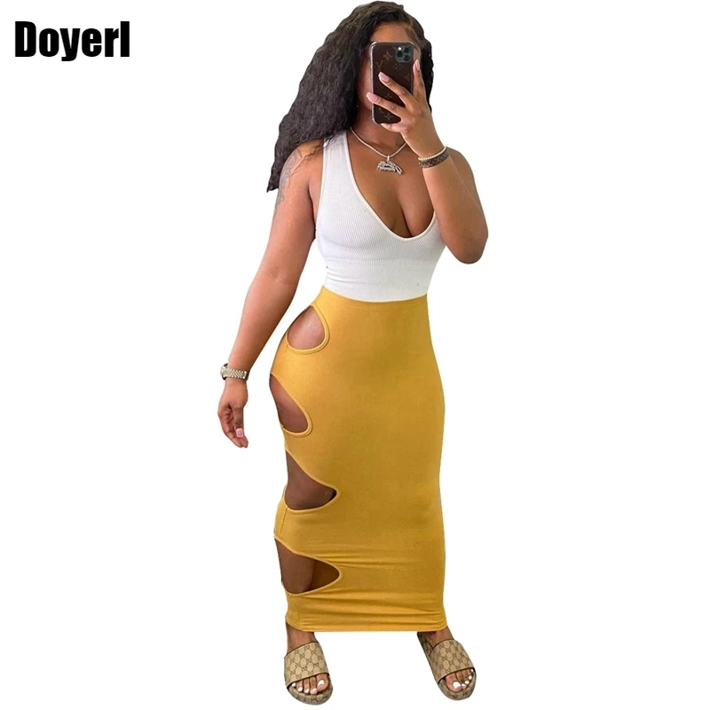 Женский бандажный комплект из двух предметов, сочетающиеся комплекты, милая желтая Юбка-миди, летний клубный комплект из 2 предметов
Женский бандажный комплект из двух предметов, сочетающиеся комплекты, милая желтая Юбка-миди, летний клубный комплект из 2 предметов