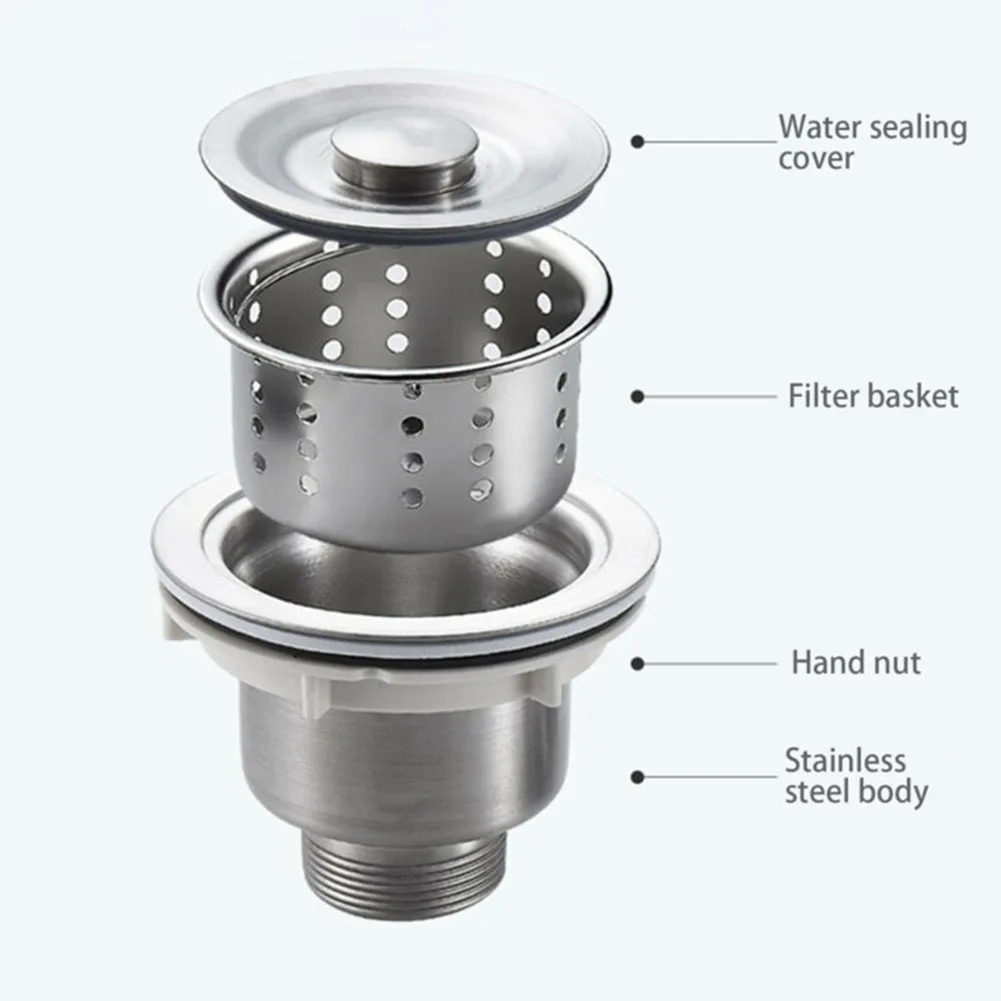 Sink Drain Strainer Sink Waste Strainer ABS Easy To Remove For The Kitchen Sink Long Using Life Stainless Steel
Sink Drain Strainer Sink Waste Strainer ABS Easy To Remove For The Kitchen Sink Long Using Life Stainless Steel