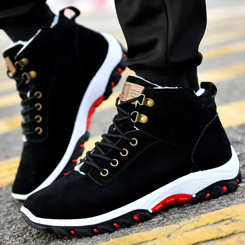 Winter Boots Men Snow Boots Winter Warm Sneakers with Fluf Outdoor Hiking Shoes Anti-skid fashion Shoes for Men Platform Boots
Winter Boots Men Snow Boots Winter Warm Sneakers with Fluf Outdoor Hiking Shoes Anti-skid fashion Shoes for Men Platform Boots