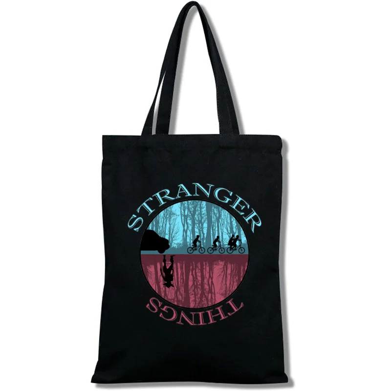 Portable Shoulder Bag Supermarket Shopping Bag Reusable Canvas Tote Bag Ladies Messenger Bag Anime Stranger Things Handbag
Portable Shoulder Bag Supermarket Shopping Bag Reusable Canvas Tote Bag Ladies Messenger Bag Anime Stranger Things Handbag
