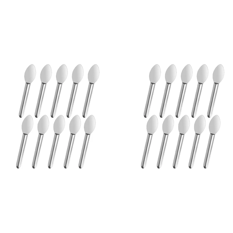 

Capsule Filling Spatula 20PCS Stainless Steel Lab Spoon Mini Scoop For Fast Gel Cap Capsule Filling Pill Filler Machine