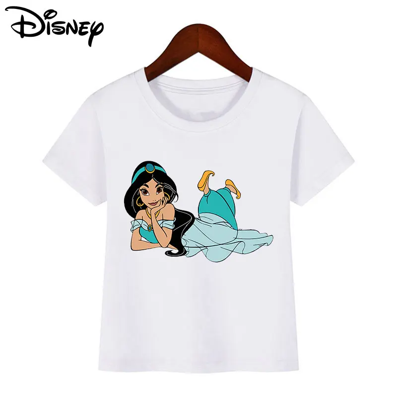 Disney Aladdin Princess Jasmine Print Tee Shirt for Kids Girls Boy Clothes Casual Short Sleeve T-Shirts Children Summer Tops
Disney Aladdin Princess Jasmine Print Tee Shirt for Kids Girls Boy Clothes Casual Short Sleeve T-Shirts Children Summer Tops