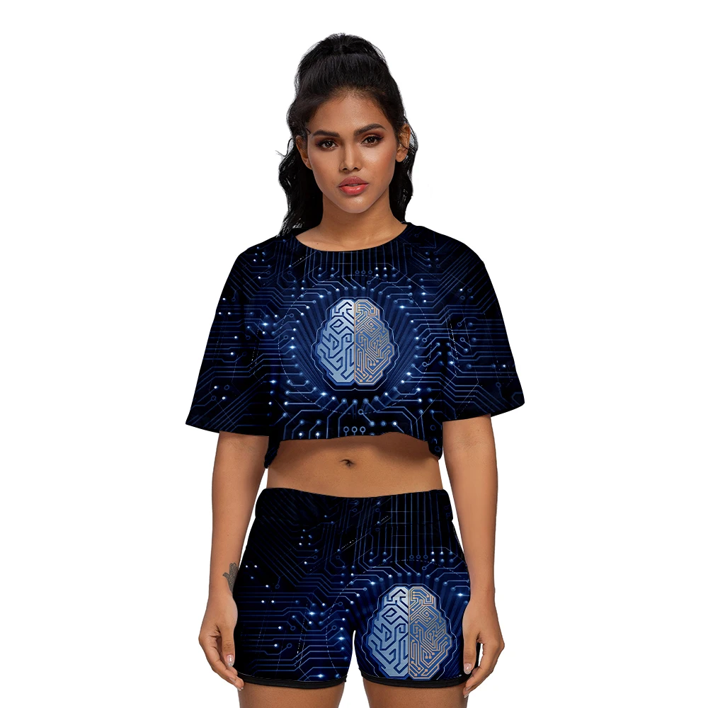Short Hacker style Sleeve Shorts For Women Casual Yoga Home Running Sports шорты футболка Navel Summer Suit
Short Hacker style Sleeve Shorts For Women Casual Yoga Home Running Sports шорты футболка Navel Summer Suit