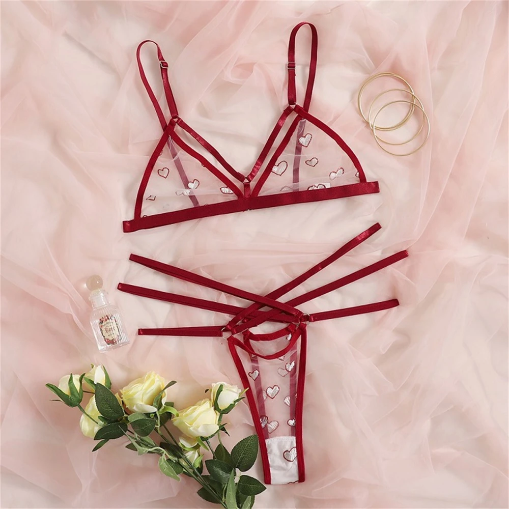 Women Transparent Lace Bodysuit Sexy Lingerie Sleepwear Mesh Heart Red Temptation Sensual Lingerie Sets Exotic Intimate Costumes
Women Transparent Lace Bodysuit Sexy Lingerie Sleepwear Mesh Heart Red Temptation Sensual Lingerie Sets Exotic Intimate Costumes