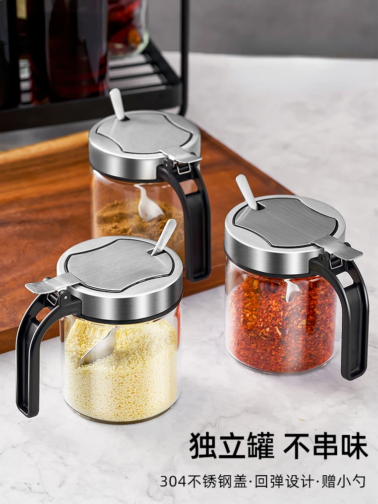 Seasoning Box Set Household Combination Storage Box Jars Kitchen Bottle Jar Seasoning MSG Salt Jars Household Storage Accessory
Seasoning Box Set Household Combination Storage Box Jars Kitchen Bottle Jar Seasoning MSG Salt Jars Household Storage Accessory