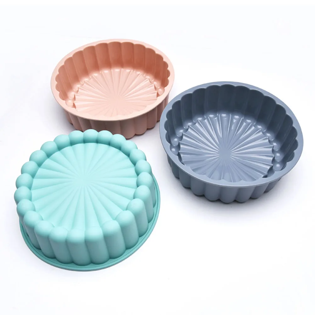 1PCS Round Silicon Cake Pan Heat Resistant Reusable Cake Pan Non-Stick Baking Mold for Cake Bread Kitchen Cooking Accessories
1PCS Round Silicon Cake Pan Heat Resistant Reusable Cake Pan Non-Stick Baking Mold for Cake Bread Kitchen Cooking Accessories