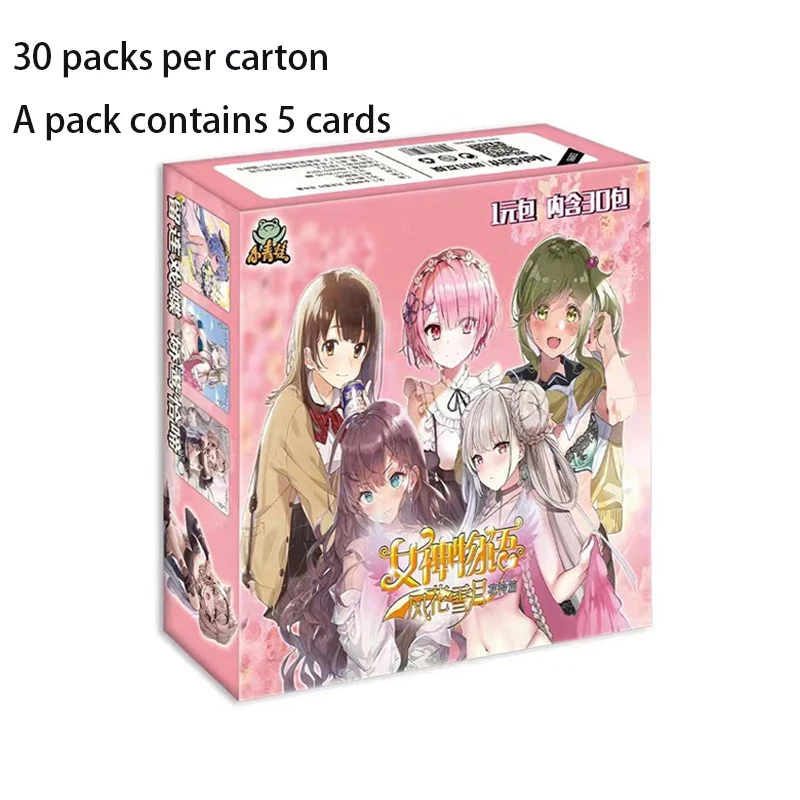 150Pcs/box Goddess Story Anime Collection Card Box Fcl Rare Sexy Kawaii Card Anime Table Toys for Christmas Gift Toys
150Pcs/box Goddess Story Anime Collection Card Box Fcl Rare Sexy Kawaii Card Anime Table Toys for Christmas Gift Toys