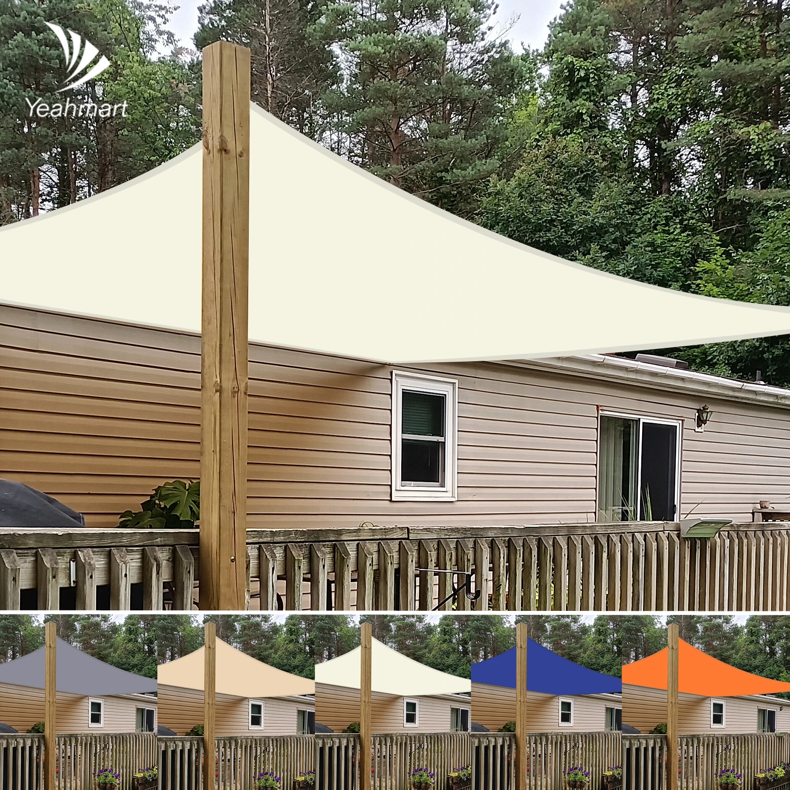 Summer outdoor waterproof and UV shade sail 300D Oxford cloth shade canvas garden terrace canopy camping sun shelter
Summer outdoor waterproof and UV shade sail 300D Oxford cloth shade canvas garden terrace canopy camping sun shelter