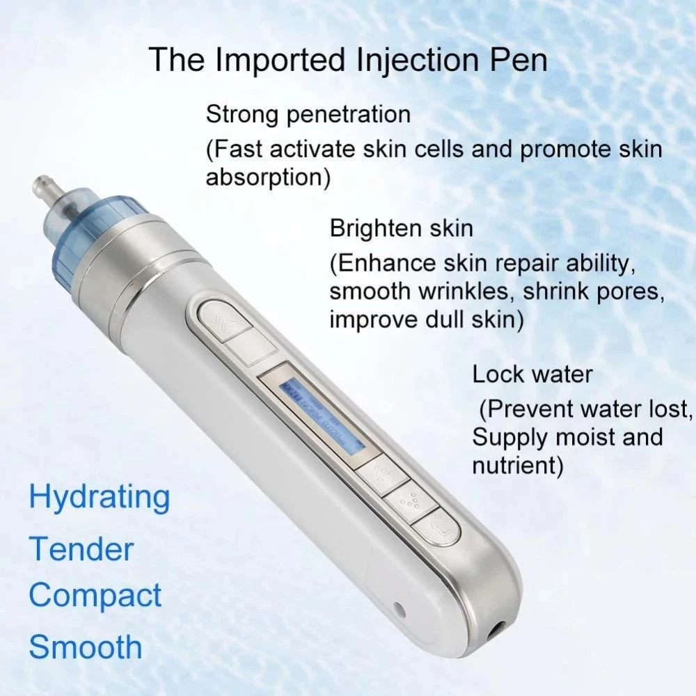 Meso Gun Pen Hyaluronique Acid PRP5 Pins Needle Mesotherapy Gun Removal Wrinkle Skin Rejuvenation Smart Water Injection Pen
Meso Gun Pen Hyaluronique Acid PRP5 Pins Needle Mesotherapy Gun Removal Wrinkle Skin Rejuvenation Smart Water Injection Pen