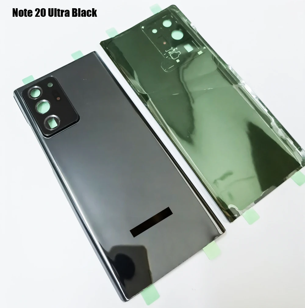 

Оригинальная задняя крышка для SAMSUNG Galaxy Note 20, ультра задняя крышка, Задняя стеклянная крышка с объективом камеры и клеем для Galaxy Note 20