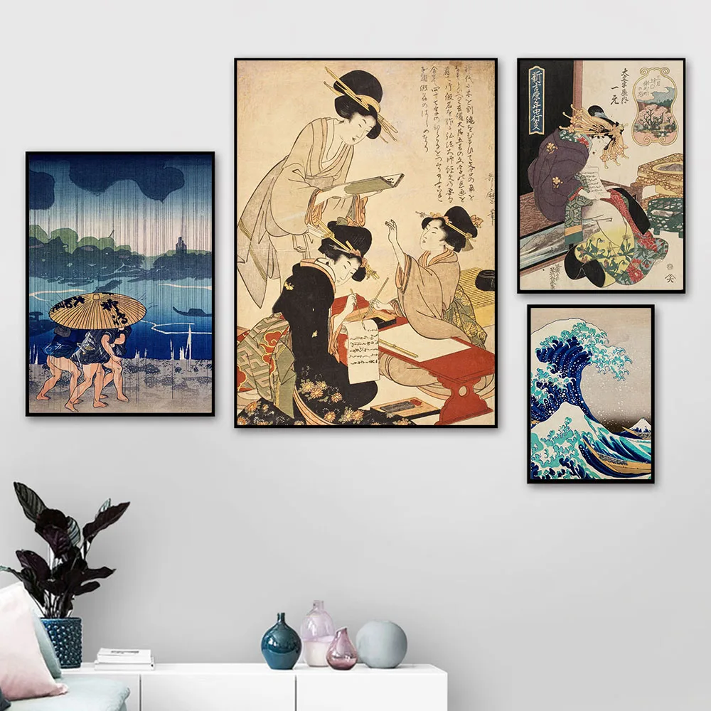 Great Wave Of Kanagawa Japan Woman Vintage Canvas Painting Art Poster And Print Wall Pictures For Living Room Home Decor
Great Wave Of Kanagawa Japan Woman Vintage Canvas Painting Art Poster And Print Wall Pictures For Living Room Home Decor