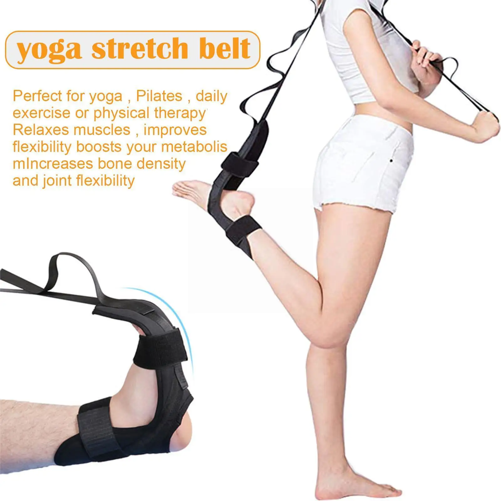 Adult Yoga Pull Strap Belt Exercise Stretch Strap Pilates Fitness Resistance Belt Stretching Training Band Exercise Foot I7Q6
Adult Yoga Pull Strap Belt Exercise Stretch Strap Pilates Fitness Resistance Belt Stretching Training Band Exercise Foot I7Q6