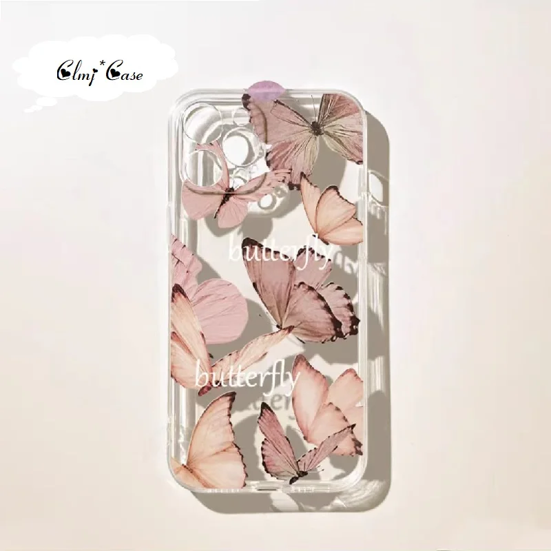Clmj Cool Butterfly Phone Case For iPhone 11 13 Mini 12 Pro 14 X XR XS Max 7 8 Plus Se 2020 Soft Silicone Protective Cover INS
Clmj Cool Butterfly Phone Case For iPhone 11 13 Mini 12 Pro 14 X XR XS Max 7 8 Plus Se 2020 Soft Silicone Protective Cover INS