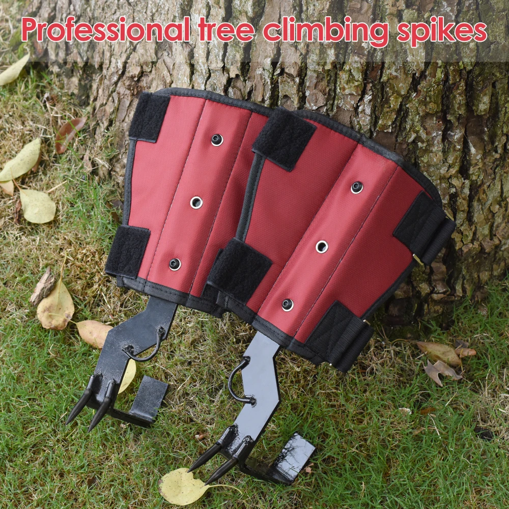 Tree Climbing Spikes Set With Safety Straps Tree Climbing Gears for Logging, Hunting Observation, Fruit Picking, Jungle Survival
Tree Climbing Spikes Set With Safety Straps Tree Climbing Gears for Logging, Hunting Observation, Fruit Picking, Jungle Survival