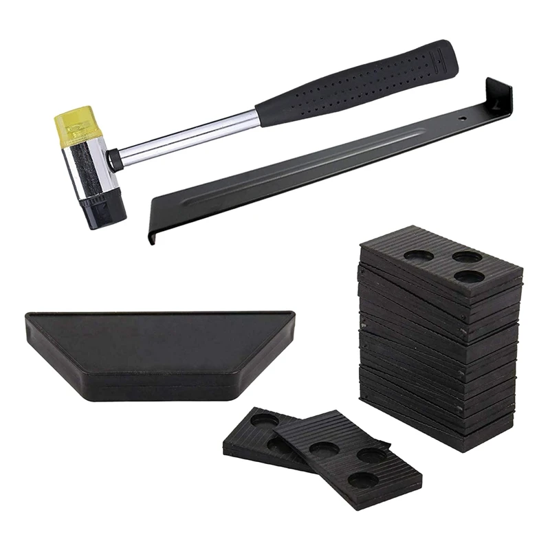 Professional Laminated Wood Floor Installation Kit Upgraded Tapping Block, Widened Tie Rod And Heavy Hammer
Professional Laminated Wood Floor Installation Kit Upgraded Tapping Block, Widened Tie Rod And Heavy Hammer