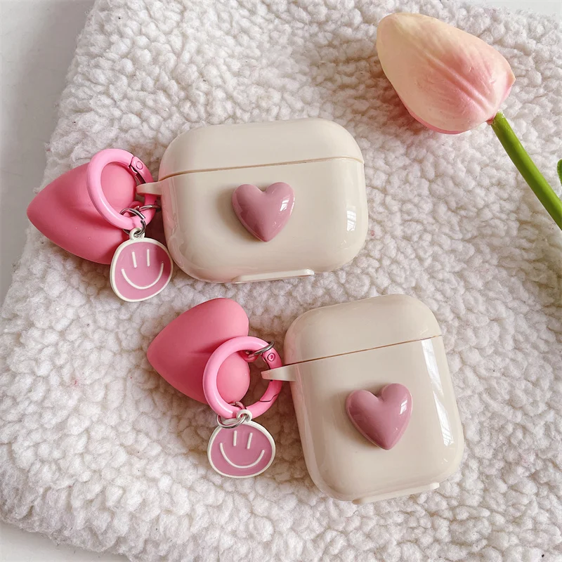 Чехол для Airpods Pro, мягкий силиконовый чехол с 3D рисунком любовного сердца для наушников Air Pods Pro 1 / 2/3, чехлы для беспроводных наушников
Чехол для Airpods Pro, мягкий силиконовый чехол с 3D рисунком любовного сердца для наушников Air Pods Pro 1 / 2/3, чехлы для беспроводных наушников