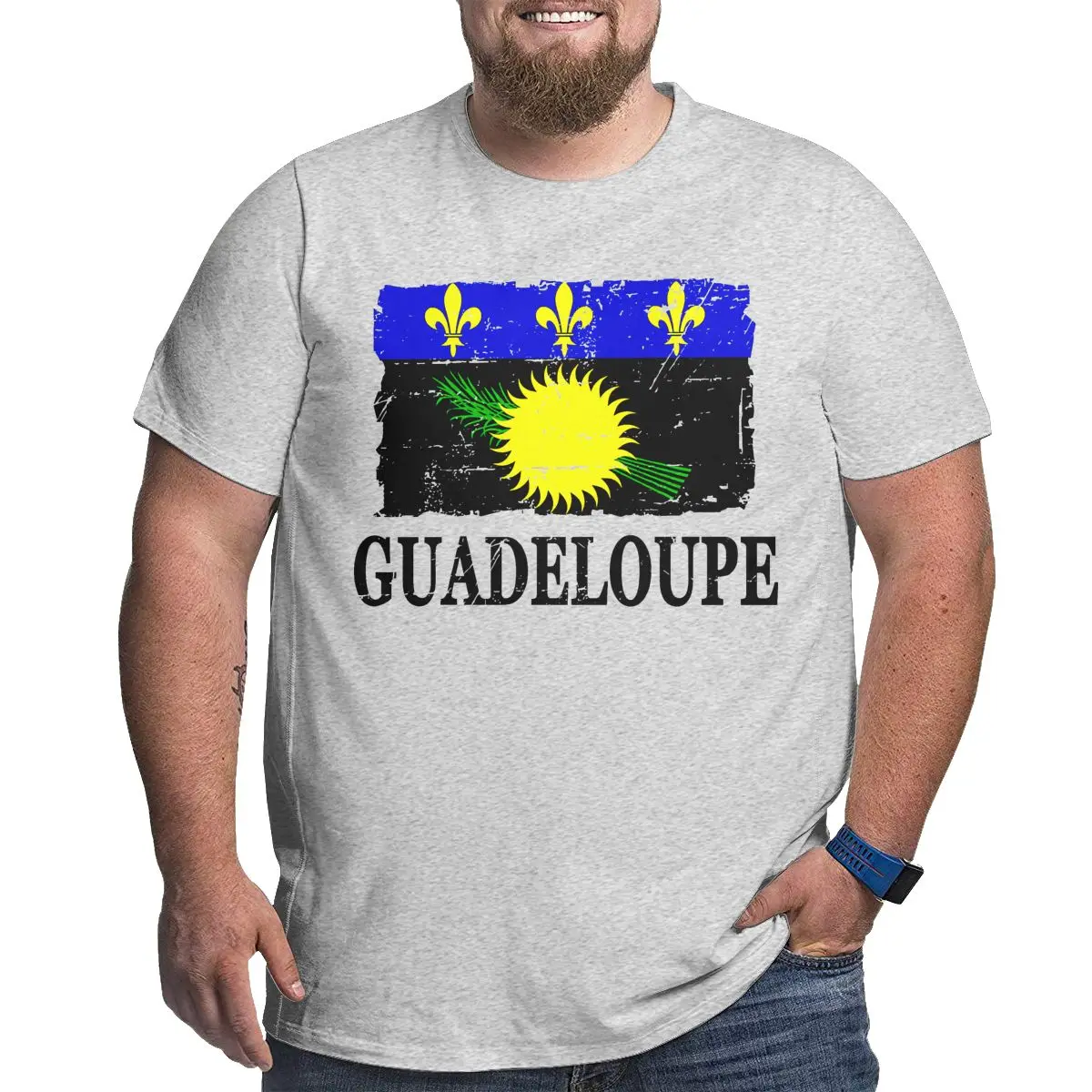 Big Size T-shirt Flag Of Guadeloupe - Vintage Look Humor Graphic R276 Unique Plus Size Big Tall Man Oversized Tees Tops
Big Size T-shirt Flag Of Guadeloupe - Vintage Look Humor Graphic R276 Unique Plus Size Big Tall Man Oversized Tees Tops