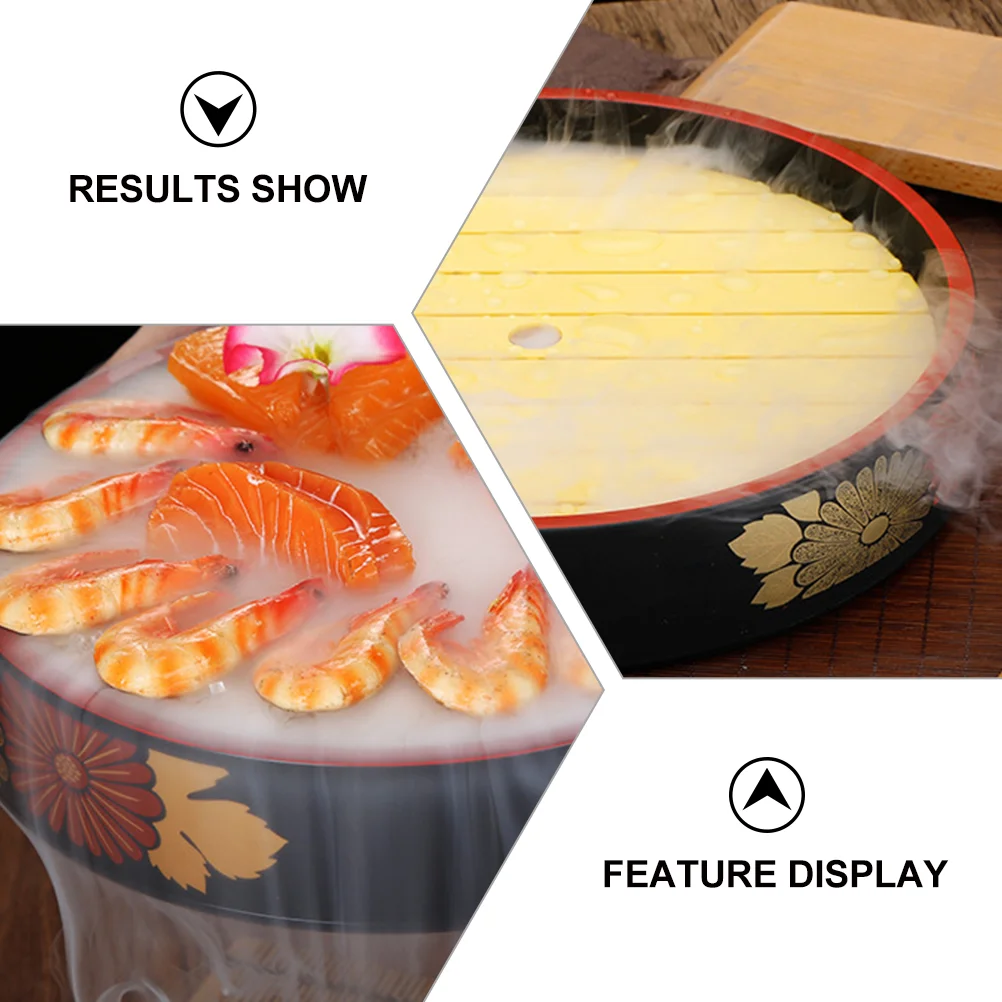 Sushi Plate Miniture Decoration Serving Creative Barrel Dinner Salmon Dish Abs Tableware
Sushi Plate Miniture Decoration Serving Creative Barrel Dinner Salmon Dish Abs Tableware