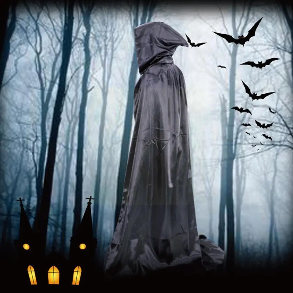 Halloween Costume Adult Death Cosplay Costumes Black Cosplay Black Witch Hooded Black Role New Long Scary Cloak Devil Cloak Z4u7
Halloween Costume Adult Death Cosplay Costumes Black Cosplay Black Witch Hooded Black Role New Long Scary Cloak Devil Cloak Z4u7