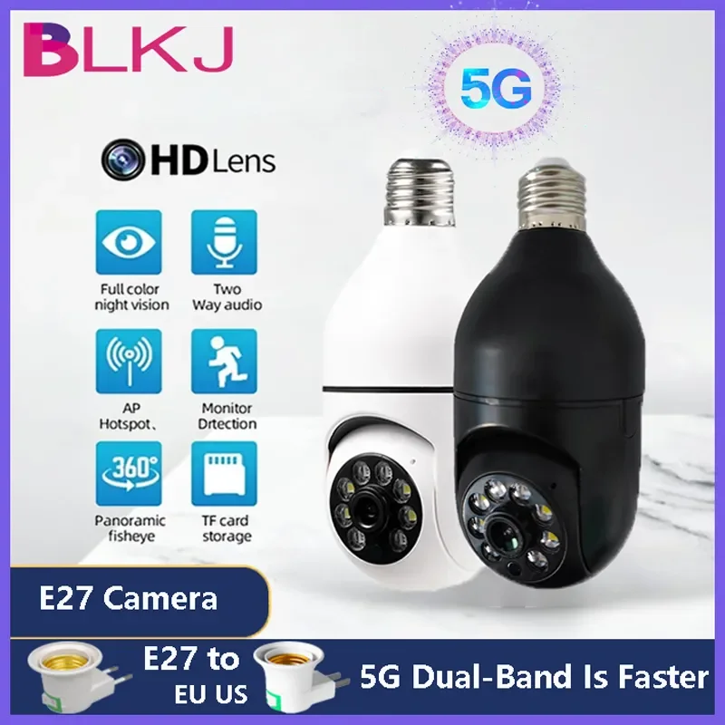 NEW2023 E27 Wifi Camera 5G Surveillance Camera Motion Tracking Full HD 1080P 360 Wireless Home Night Vision Video Indoor Baby M
NEW2023 E27 Wifi Camera 5G Surveillance Camera Motion Tracking Full HD 1080P 360 Wireless Home Night Vision Video Indoor Baby M