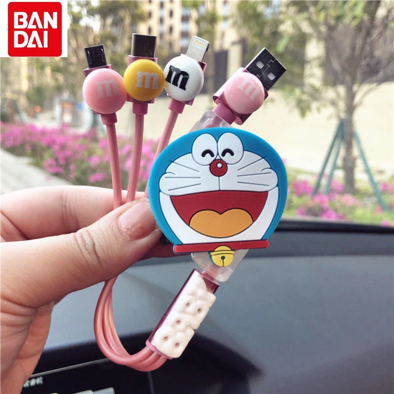 Bandai Doraemon Minnie Mickey Fast Charge Telescopic Data Cable Three-in-one Multi-function Universal Portable Data Cable
Bandai Doraemon Minnie Mickey Fast Charge Telescopic Data Cable Three-in-one Multi-function Universal Portable Data Cable