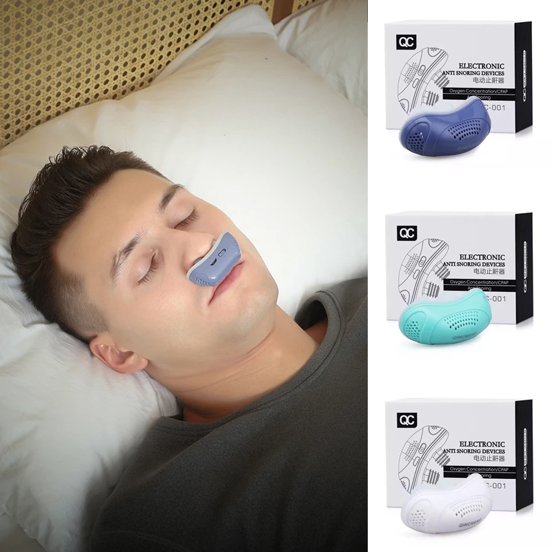 Electric Anti Snore Device Nose Clip Anti-Snoring Stopper Snoring Silent Sleep Aid Guard Night Better Breath Sleep Care Machine
Electric Anti Snore Device Nose Clip Anti-Snoring Stopper Snoring Silent Sleep Aid Guard Night Better Breath Sleep Care Machine