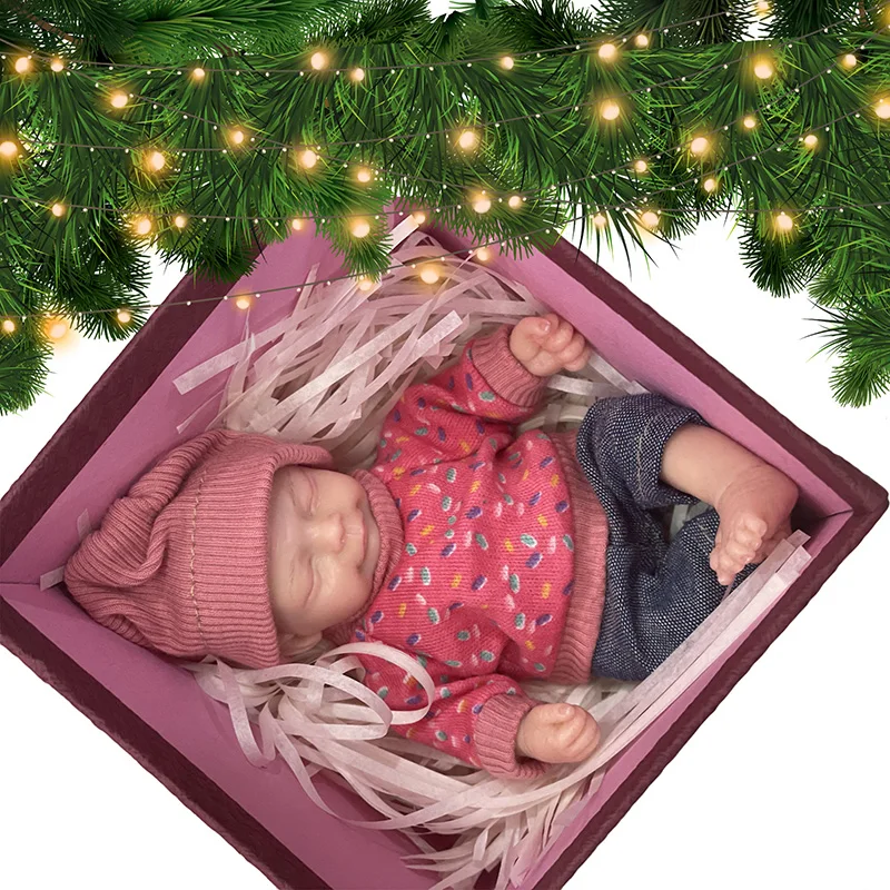 6 Inch Reborn Dolls Silicone Bebe Infant Girl Miniature Cuddle Baby Washable Vivid Caucasian Muñecas Silicona
6 Inch Reborn Dolls Silicone Bebe Infant Girl Miniature Cuddle Baby Washable Vivid Caucasian Muñecas Silicona