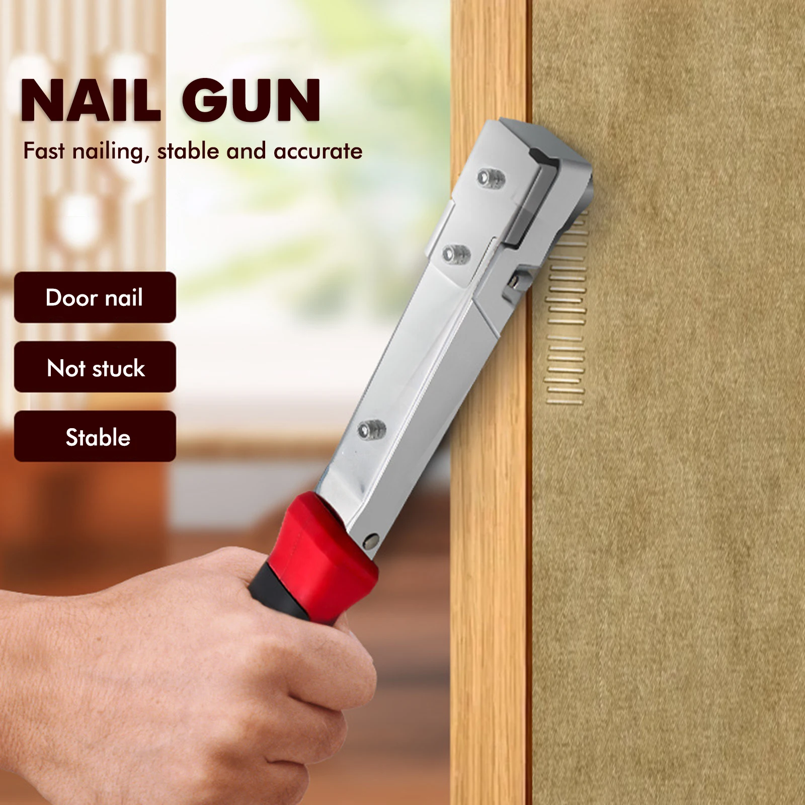 Multifunctional Nail Gun Alloy Manual Nailer for Wood Box Furniture Carpet DIY Wire Indoor Decoration Woodworking Tool Dropship
Multifunctional Nail Gun Alloy Manual Nailer for Wood Box Furniture Carpet DIY Wire Indoor Decoration Woodworking Tool Dropship