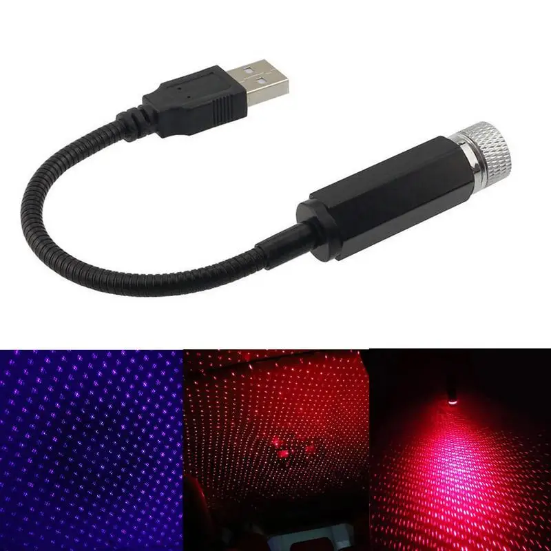 Car Star Sky Lamp USB Type Universal Car Interior Starry Laser Decorative Light 360 Degree Rotation Adjustable Accessories
Car Star Sky Lamp USB Type Universal Car Interior Starry Laser Decorative Light 360 Degree Rotation Adjustable Accessories