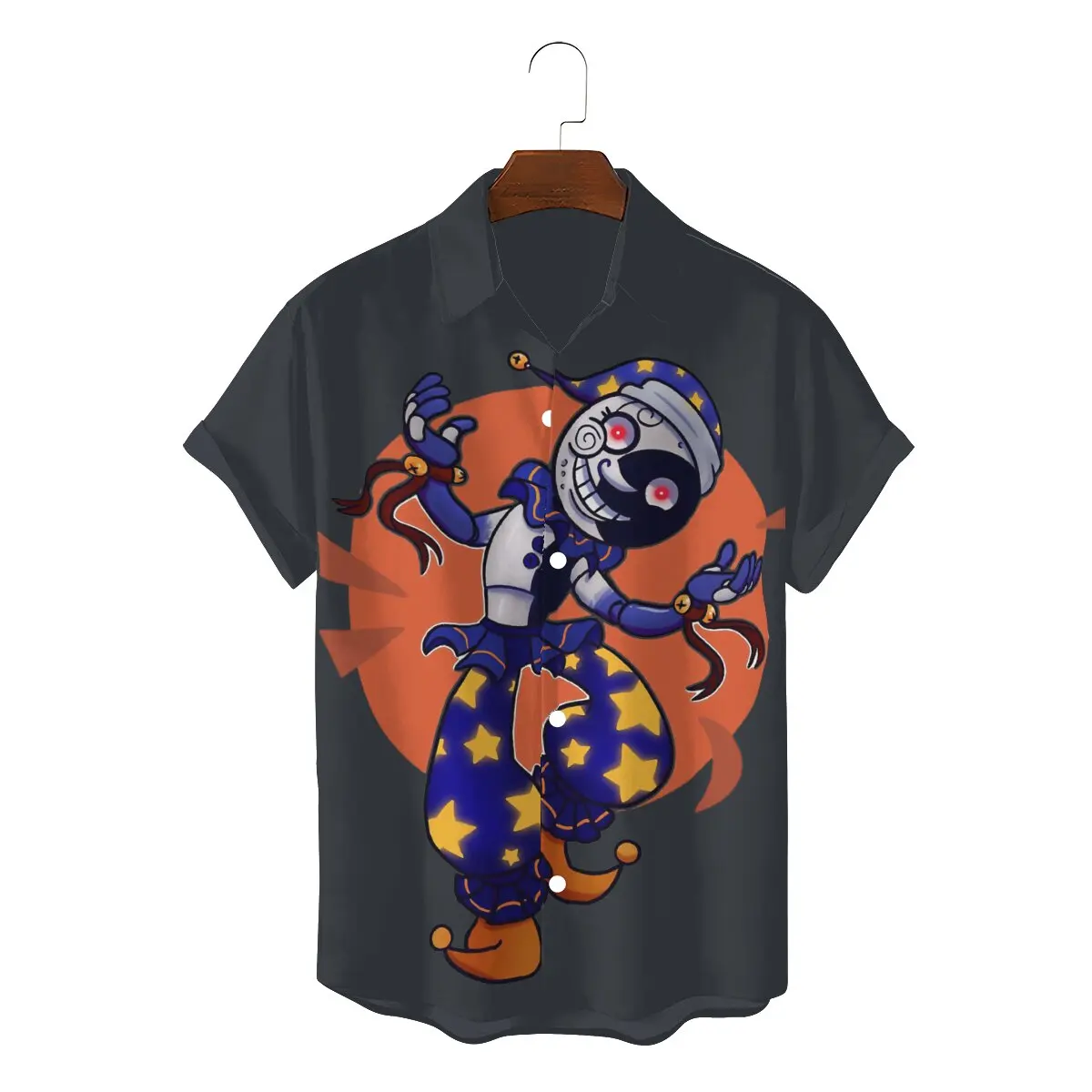 Moondrop 2022 Men Funny Hawaii Shirts Fnaf Game Square Collar Tops Single breasted 3D Shirt Top Quality Birthday Gifts
Moondrop 2022 Men Funny Hawaii Shirts Fnaf Game Square Collar Tops Single breasted 3D Shirt Top Quality Birthday Gifts