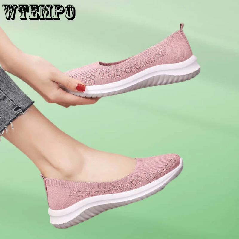 WTEMPO Women Shoes Knitting Sneakers Women Spring Summer Slip on Flat Shoes Women Plus Size Loafers Walking Dropshipping
WTEMPO Women Shoes Knitting Sneakers Women Spring Summer Slip on Flat Shoes Women Plus Size Loafers Walking Dropshipping