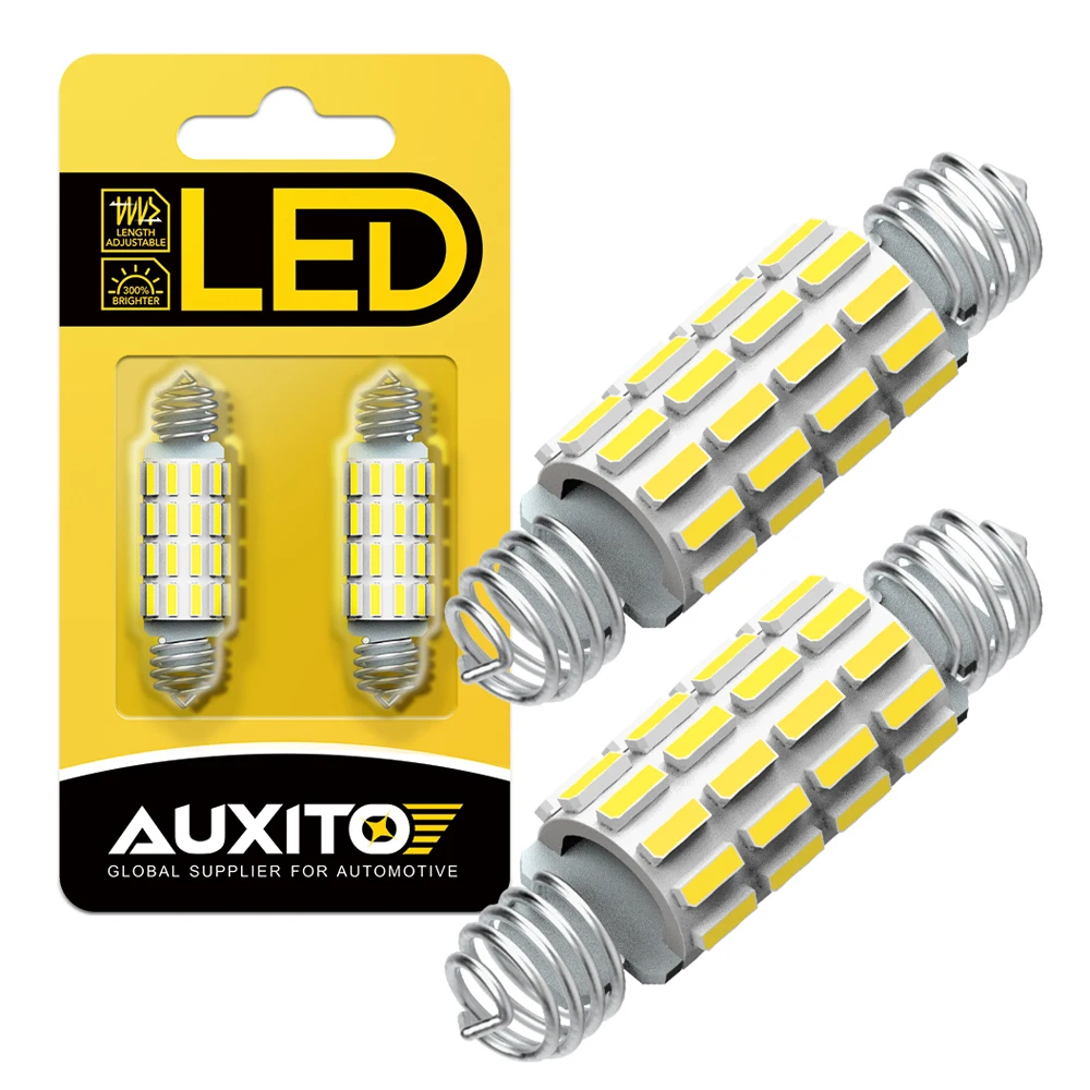 AUXITO 2 шт. фестон C10W LED 39 мм 41 мм 42 мм Canbus безотказный 4014SMD 6500K белый автомобильный внутренний светильник лампа для чтения купольная багажная лампа 
AUXITO 2 шт. фестон C10W LED 39 мм 41 мм 42 мм Canbus безотказный 4014SMD 6500K белый автомобильный внутренний светильник лампа для чтения купольная багажная лампа