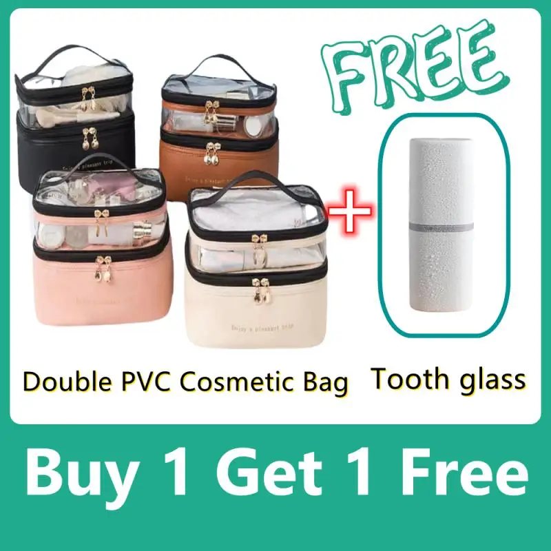 Women Cosmetic Bag Large Capacity Makeup Bag Bathing Washing Pouch Travel Toiletrie Organizer And Wet Separation Storage Bag
Women Cosmetic Bag Large Capacity Makeup Bag Bathing Washing Pouch Travel Toiletrie Organizer And Wet Separation Storage Bag