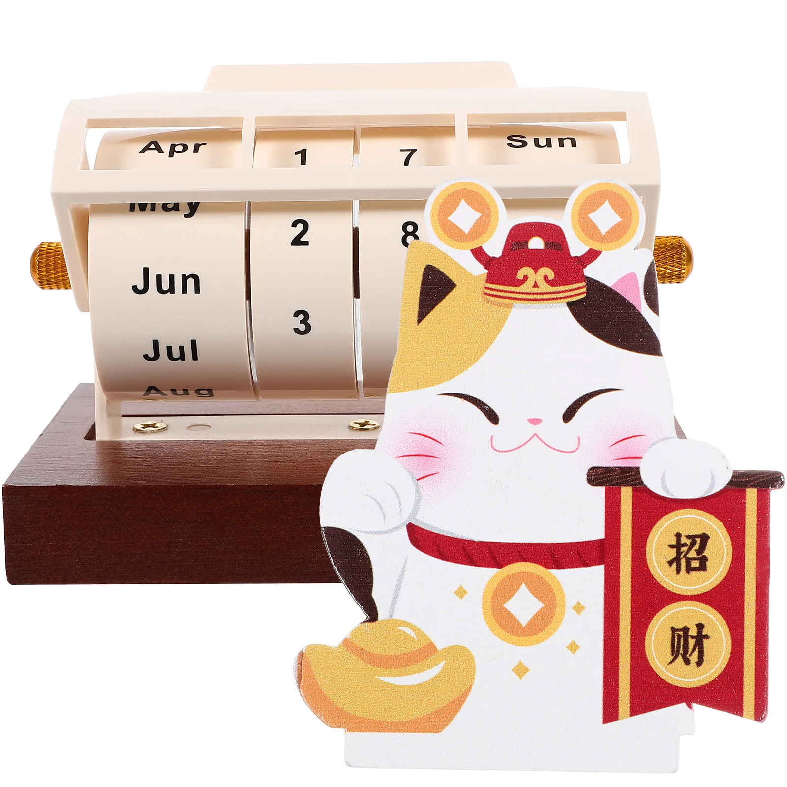 Cartoon Wood Calendar Household Perpetual Calendar Office Wheeling Calendar Office Supply
Cartoon Wood Calendar Household Perpetual Calendar Office Wheeling Calendar Office Supply