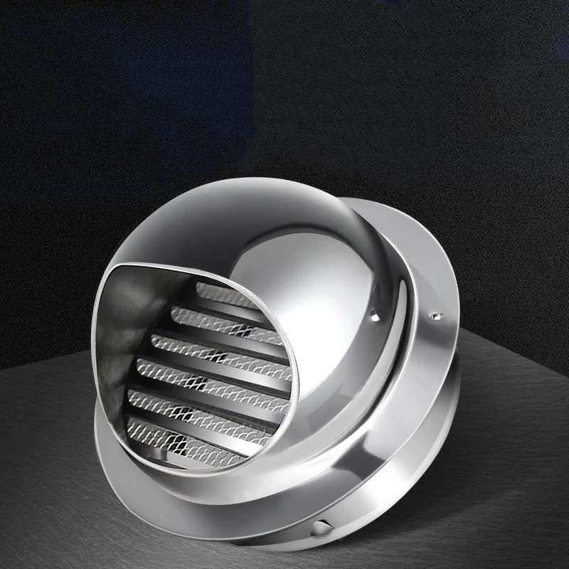 1PC Outdoor Stainless Steel Hood Wall Vent Cover Rain Hood Flue Wind Hood Exhaust Grid Insect-Proof Bathroom Exhaust Fan Vent
1PC Outdoor Stainless Steel Hood Wall Vent Cover Rain Hood Flue Wind Hood Exhaust Grid Insect-Proof Bathroom Exhaust Fan Vent