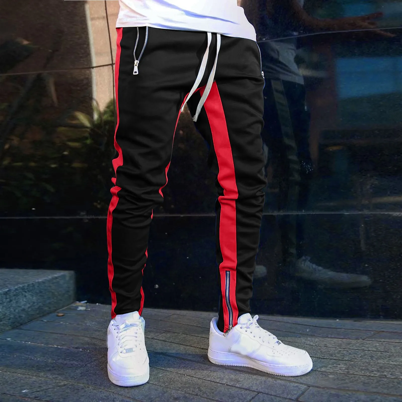 Mens Autumn Winter Leisure Outdoor Sports Jogging Fit Color Foot Mouth Zipper Pants
Mens Autumn Winter Leisure Outdoor Sports Jogging Fit Color Foot Mouth Zipper Pants