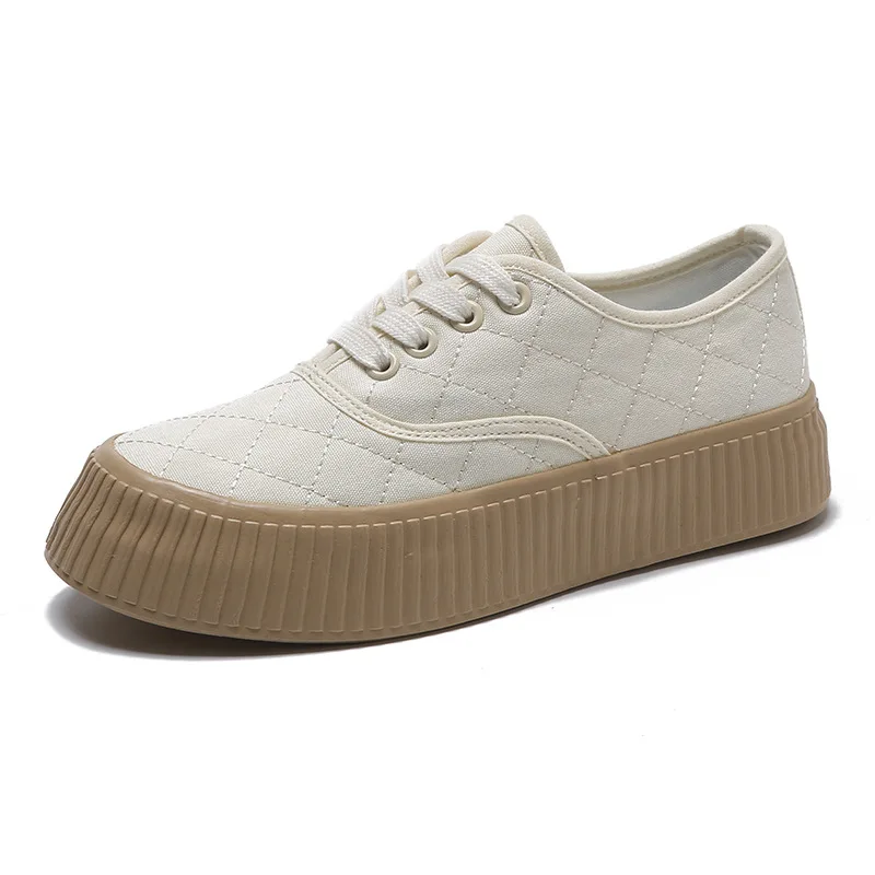 Luxury Brand Canvas Shoes Women Breathable Fashion Sneakers Women Low Cut Lace-up Casual Platform Shoes Ladies Design Sneakers
Luxury Brand Canvas Shoes Women Breathable Fashion Sneakers Women Low Cut Lace-up Casual Platform Shoes Ladies Design Sneakers