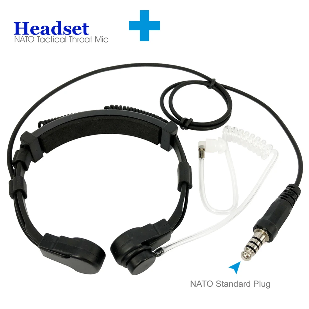 Throat Mic Walkie-Talkie Headset Transceiver Covert Tube Finger PTT Earpiece For Kenwood for Baofeng UV 5R UV 82 RT622 RB618
Throat Mic Walkie-Talkie Headset Transceiver Covert Tube Finger PTT Earpiece For Kenwood for Baofeng UV 5R UV 82 RT622 RB618