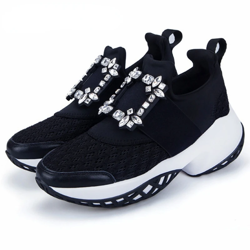 Women Sneakers New Mesh Crystal Fashion Party Flat Platform Women Casual Shoes Wedges Thick Bottom Gladiator Sport Luxury Shoes
Women Sneakers New Mesh Crystal Fashion Party Flat Platform Women Casual Shoes Wedges Thick Bottom Gladiator Sport Luxury Shoes