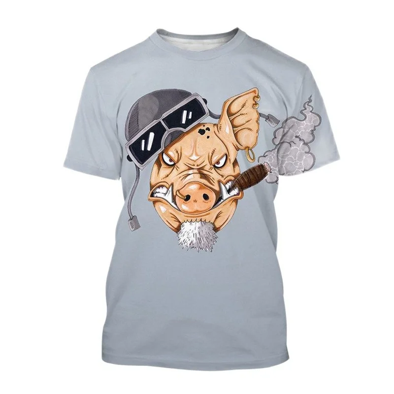 Funny Pig Pattern Men's and Women's T-Shirts Fashion Hip Hop Street Trend Animal Print Tees Casual O-neck Oversized Short Sleeve
Funny Pig Pattern Men's and Women's T-Shirts Fashion Hip Hop Street Trend Animal Print Tees Casual O-neck Oversized Short Sleeve
