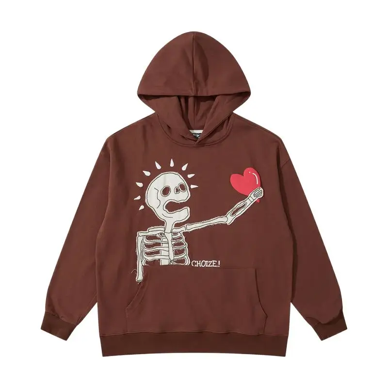 Men's pullover Gothic skull hoodie European and American streetwear retro autumn sweater hoodie men women fashion cotton hoodie
Men's pullover Gothic skull hoodie European and American streetwear retro autumn sweater hoodie men women fashion cotton hoodie