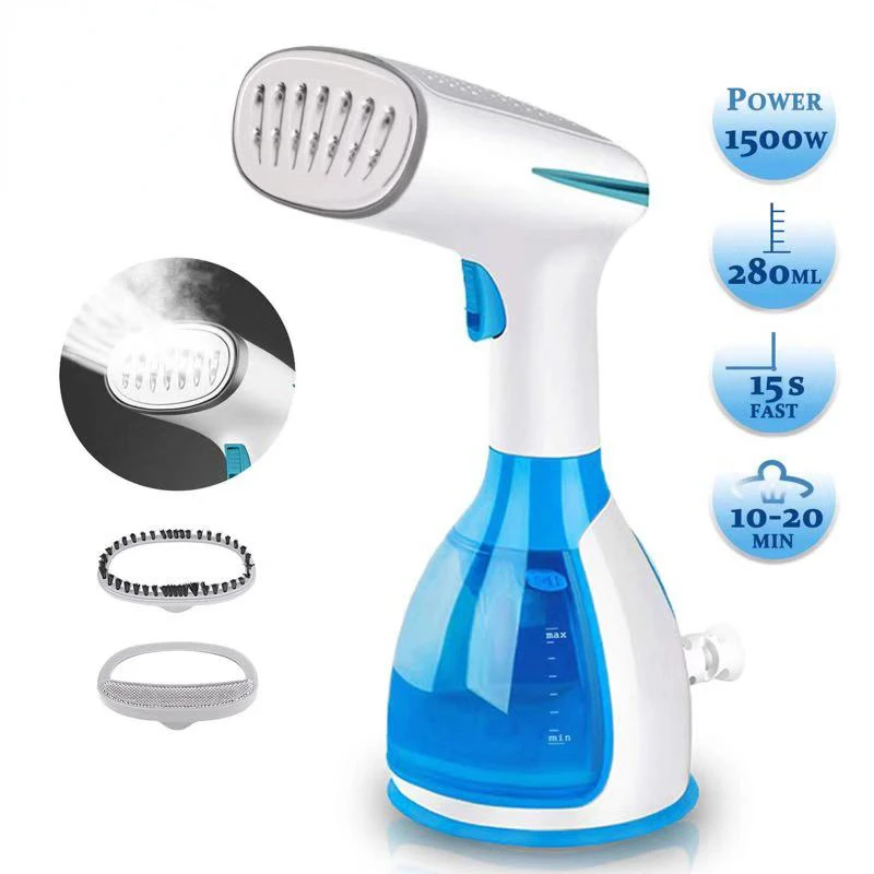Steamer Household Appliances Vertical Steamer with Steam Iron Brushes Iron for Ironing Clothes1500W 280ML
Steamer Household Appliances Vertical Steamer with Steam Iron Brushes Iron for Ironing Clothes1500W 280ML