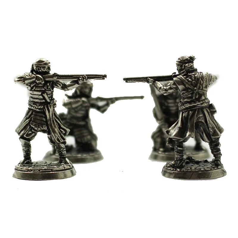 Brass Metal Board Games Japanese Samurai Figurines Miniatures Gunmen Soliders Toy Models Statues Desk Decoration Ornament
Brass Metal Board Games Japanese Samurai Figurines Miniatures Gunmen Soliders Toy Models Statues Desk Decoration Ornament
