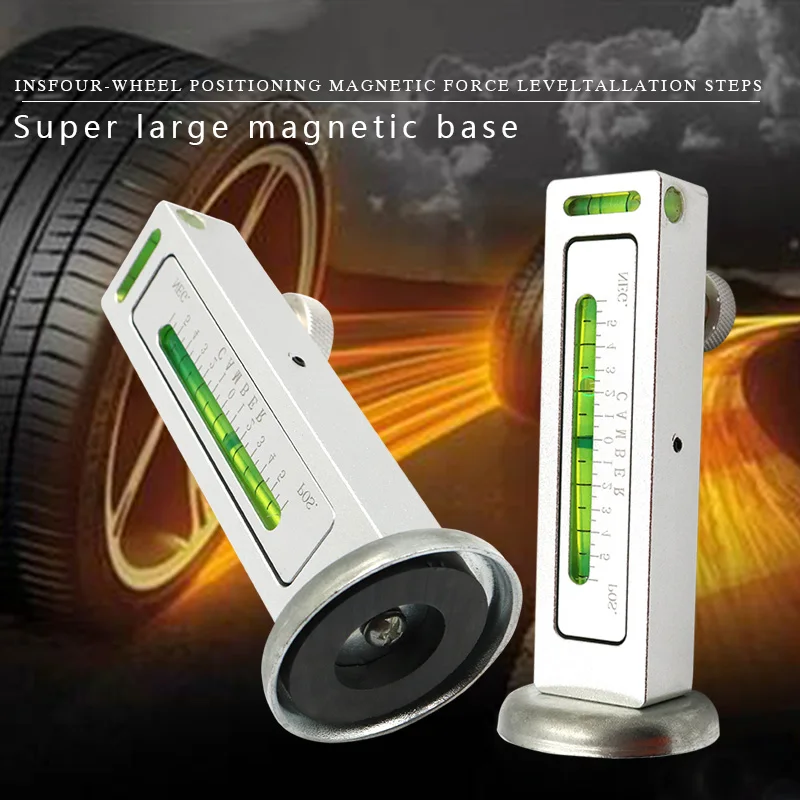 Universal Magnetic Alignment Camber Gauge Four Wheel Positioning Magnetic Level Ruler Adjustment Tool Magnet Four Wheel Alignmen
Universal Magnetic Alignment Camber Gauge Four Wheel Positioning Magnetic Level Ruler Adjustment Tool Magnet Four Wheel Alignmen