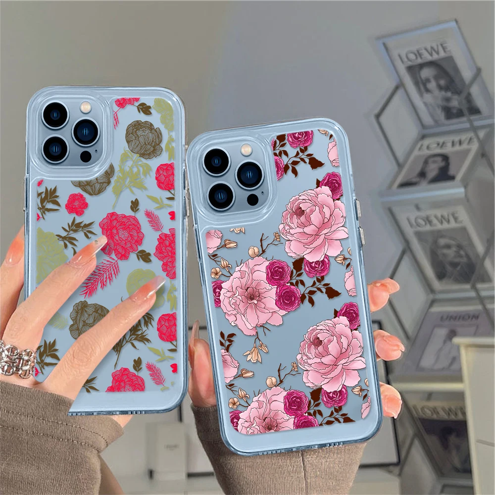 Fashion Luxury Flower Phone Case for iPhone 14 13 12 11 Pro Max Mini XS XR X Back Cover for iPhone14promax Coque Clear Fundas
Fashion Luxury Flower Phone Case for iPhone 14 13 12 11 Pro Max Mini XS XR X Back Cover for iPhone14promax Coque Clear Fundas