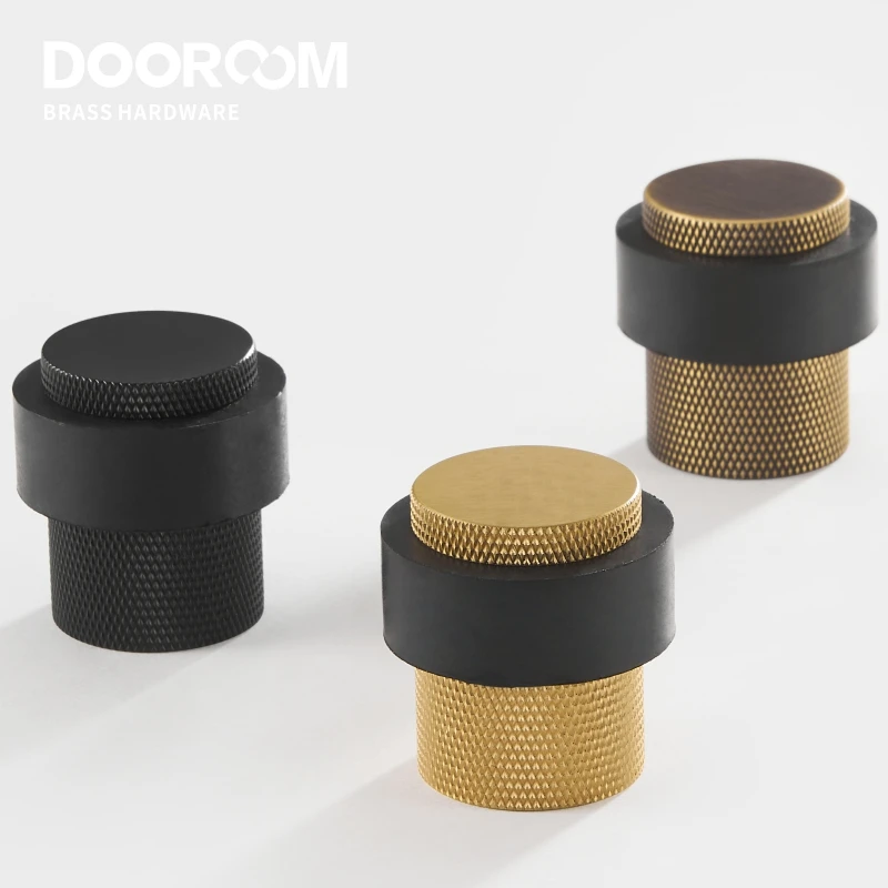 Dooroom Knurled Brass Rubber Door Stops Bathroom Door Stopper Heavy Duty Floor Mount Bumper Non-magnetic Door Holder Catch
Dooroom Knurled Brass Rubber Door Stops Bathroom Door Stopper Heavy Duty Floor Mount Bumper Non-magnetic Door Holder Catch