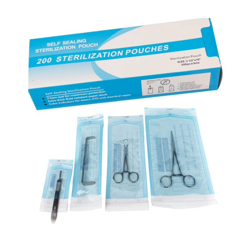 The New Self-sealing Sterilization Pouches Bags 5 Sizes Medical-grade Bag Disposable 200pcs/box Tattoo Accessories Supplies
The New Self-sealing Sterilization Pouches Bags 5 Sizes Medical-grade Bag Disposable 200pcs/box Tattoo Accessories Supplies