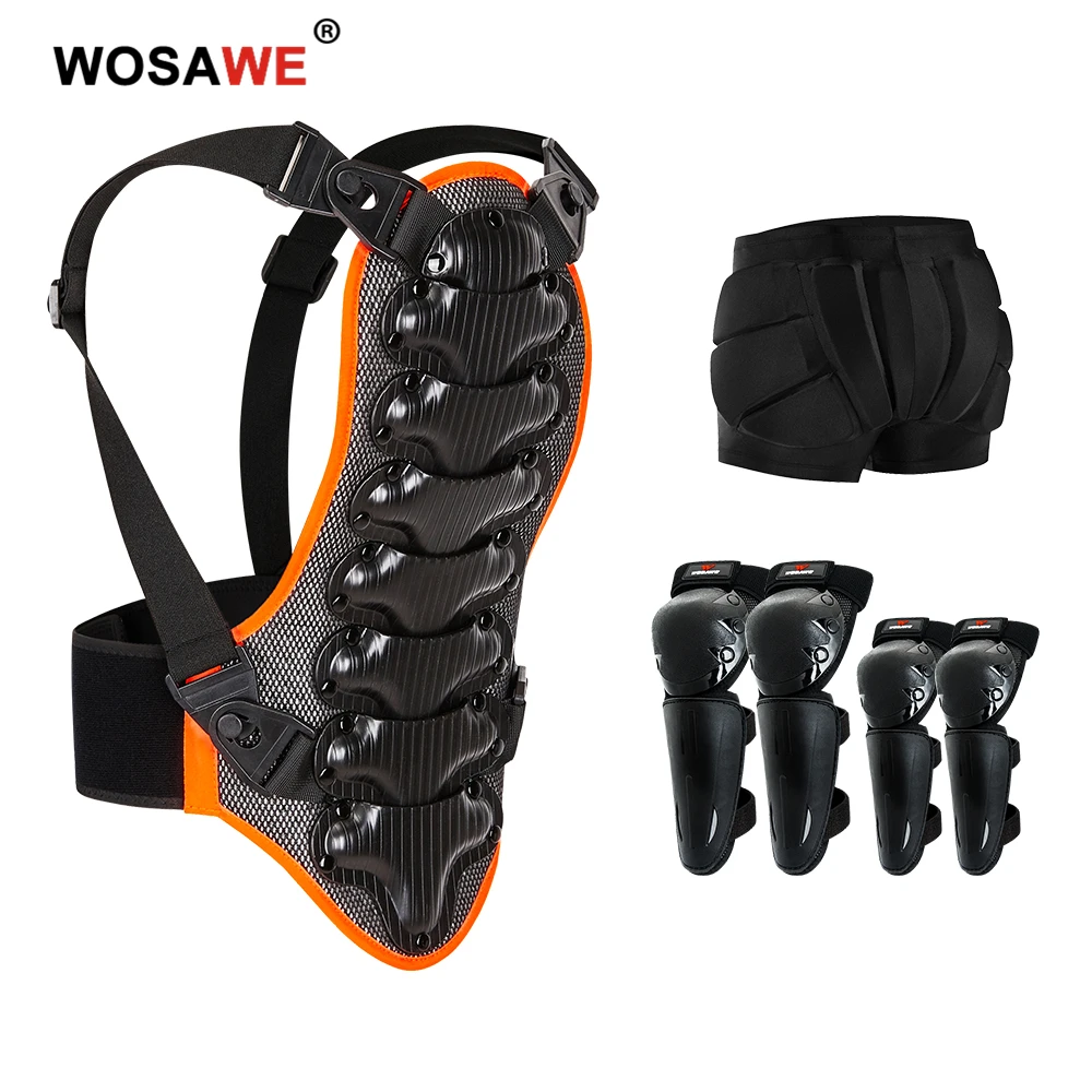 WOSAWE Boys Girls Youth Child Kids Body Protection Motocross Armor Vest suits skiing skating elbow Knee armor Protective Gear
WOSAWE Boys Girls Youth Child Kids Body Protection Motocross Armor Vest suits skiing skating elbow Knee armor Protective Gear